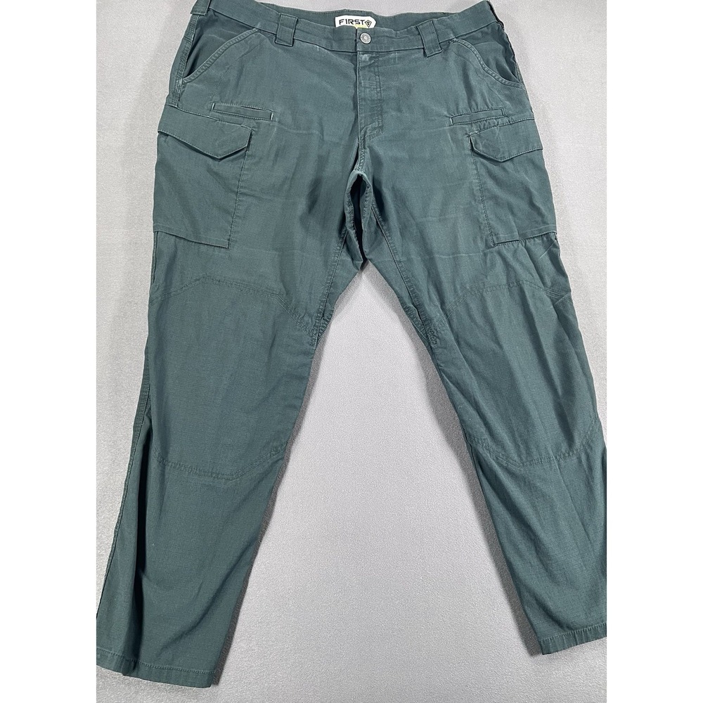 First Tactical Cargo Pants Men 42x32 Green Tactical Ripstop Utility Work Outdoor